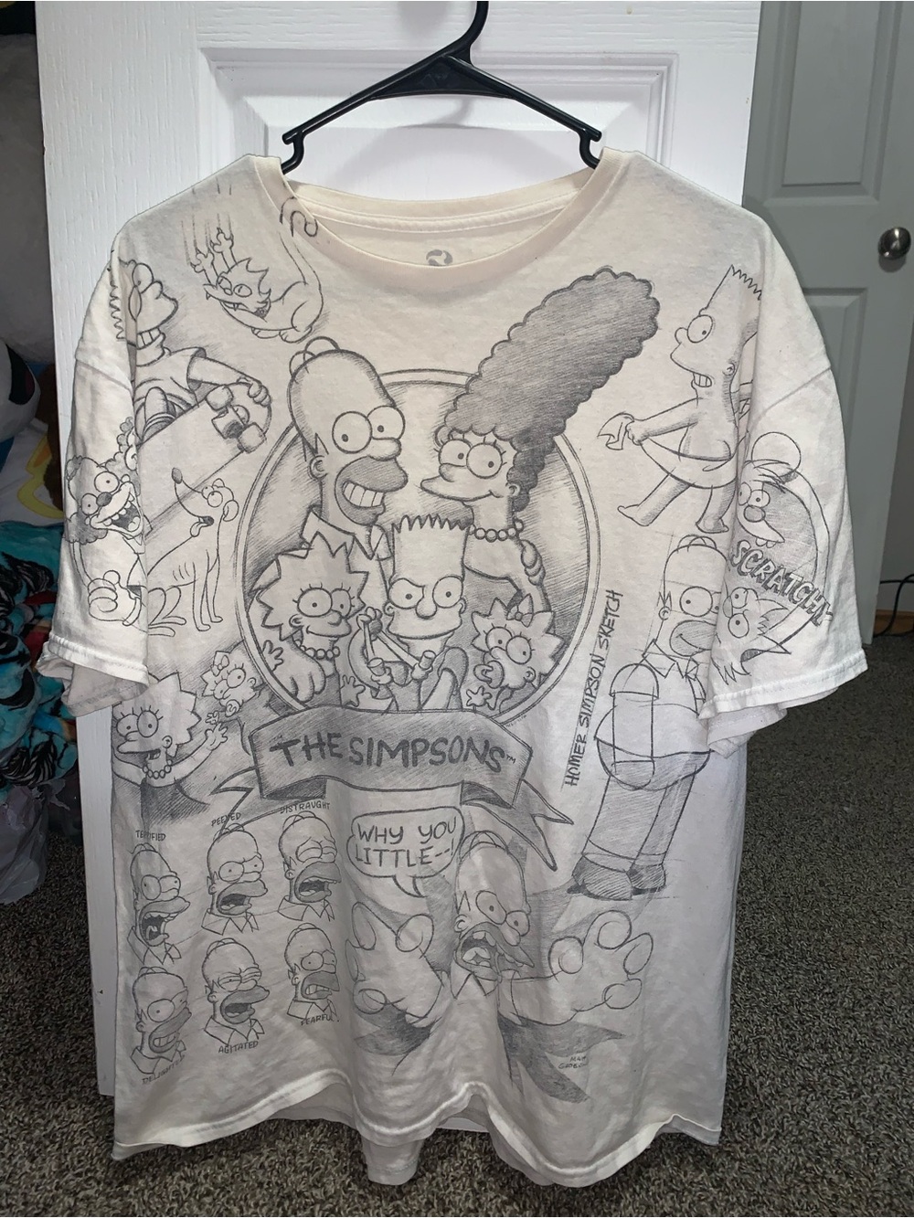 The Simpsons band tee